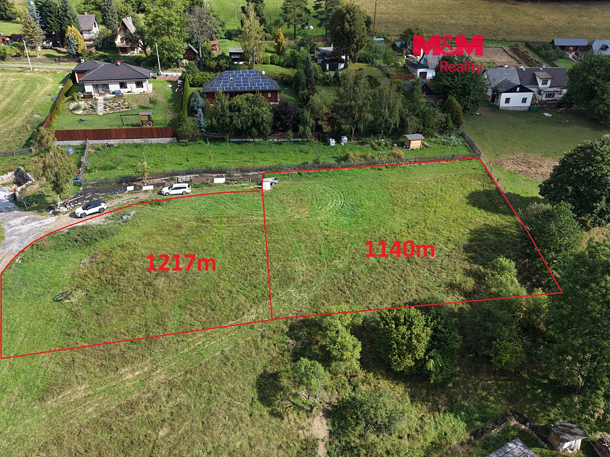 Prodej stavebního pozemku 1217 m²